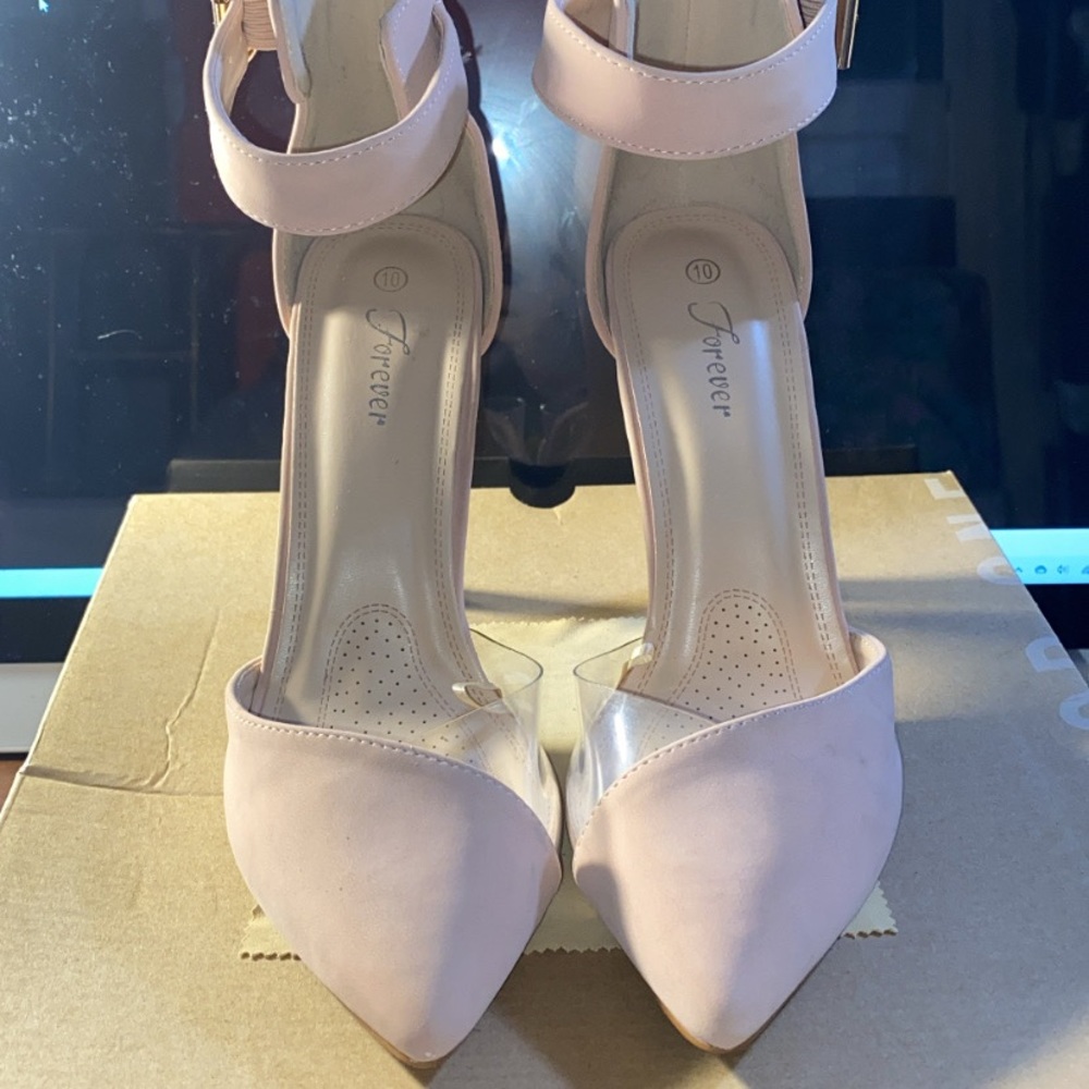 Blush Pink Pointed Heel
